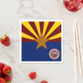 Serviette En Papier Drapeau de l'Arizona (En situation)