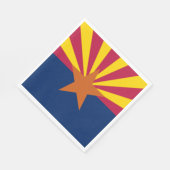 Serviette En Papier Drapeau de l'Arizona (Coin)