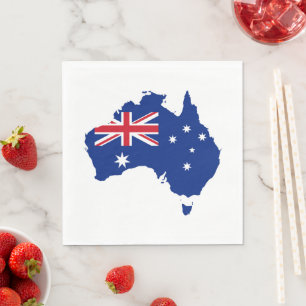 Serviette En Papier drapeau de l'Australie