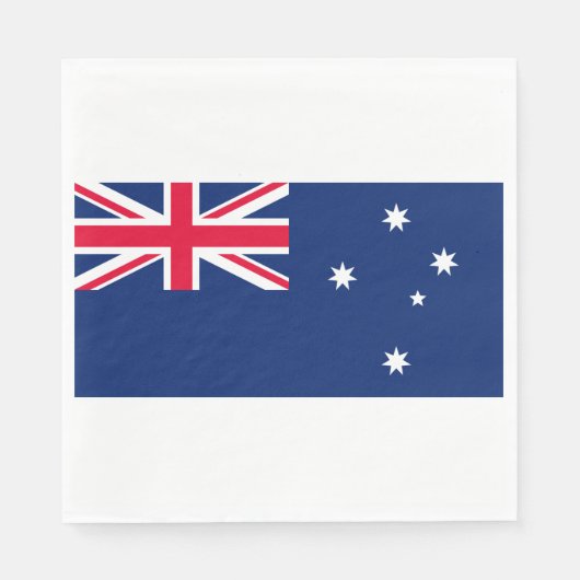 Serviette En Papier Drapeau de l'Australie (Devant)