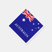 Serviette En Papier Drapeau de l'Australie Cocktail Napkin (Coin)