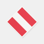 Serviette En Papier Drapeau de l'Autriche (Coin)