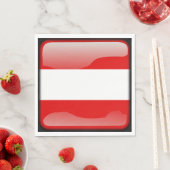 Serviette En Papier Drapeau de l'Autriche (En situation)