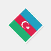 Serviette En Papier Drapeau de l'Azerbaïdjan patriotique (Coin)