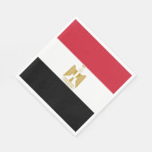 Serviette En Papier Drapeau de l'Égypte (Coin)
