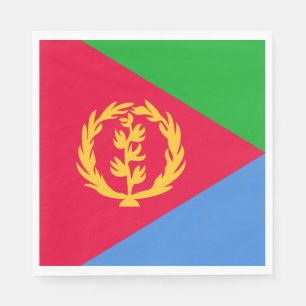 Serviette En Papier Drapeau de l'Érythrée