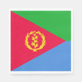 Serviette En Papier Drapeau de l'Érythrée (Devant)