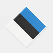 Serviette En Papier Drapeau de l'Estonie (Coin)