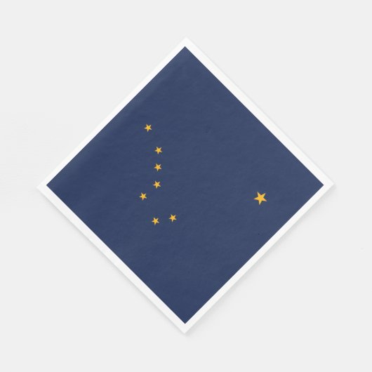 Serviette En Papier Drapeau de l'État d'Alaska (Coin)