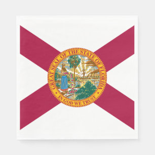 Serviette En Papier Drapeau de l'État de Floride