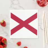 Serviette En Papier Drapeau de l'état de l'Alabama (En situation)