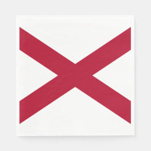 Serviette En Papier Drapeau de l'état de l'Alabama