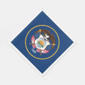 Serviette En Papier Drapeau de l'État de l'Utah (Coin)