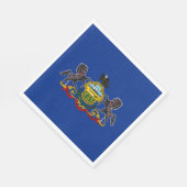 Serviette En Papier Drapeau de l'État de Pennsylvanie (Coin)