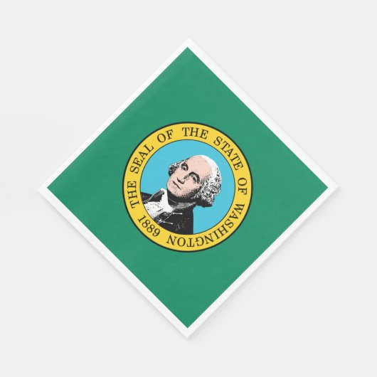 Serviette En Papier Drapeau de l'État de Washington (Coin)