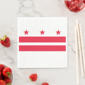 Serviette En Papier Drapeau de l'État de Washington DC (En situation)