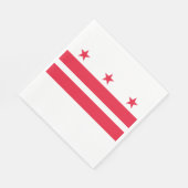 Serviette En Papier Drapeau de l'État de Washington DC (Coin)