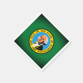 Serviette En Papier Drapeau de l'État de Washington Papier de la parti (Coin)