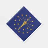 Serviette En Papier Drapeau de l'État d'Indiana (Coin)