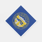 Serviette En Papier Drapeau de l'État du Nebraska (Coin)