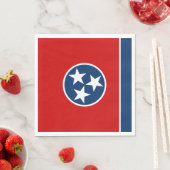 Serviette En Papier Drapeau de l'État du Tennessee (En situation)