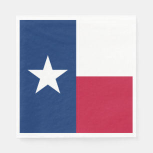 Serviette En Papier Drapeau de l'État du Texas