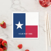 Serviette En Papier Drapeau de l'état du Texas patriotique serviettes  (En situation)