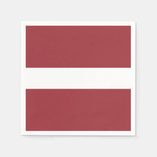 Serviette En Papier Drapeau de Lettonie Papier serviettes