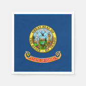 Serviette En Papier Drapeau de l'Idaho (Devant)