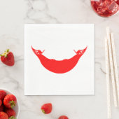 Serviette En Papier Drapeau de l'île de Pâques (En situation)