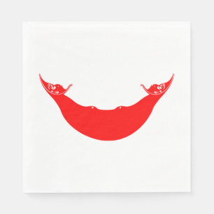 Serviette En Papier Drapeau de l'île de Pâques