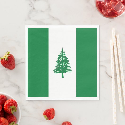 Serviette En Papier Drapeau de l'île Norfolk (En situation)
