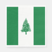 Serviette En Papier Drapeau de l'île Norfolk (Devant)