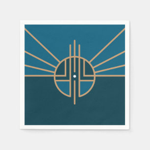 Serviette En Papier Drapeau de Lincoln, Nebraska