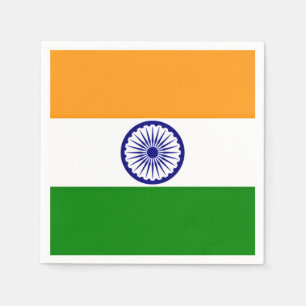 Serviette En Papier Drapeau de l'Inde