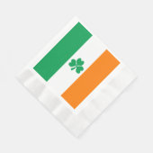 Serviette En Papier Drapeau de l'Irlande Shamrock (Coin)