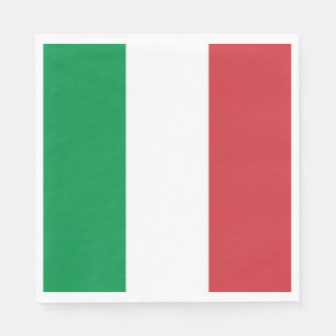Serviette En Papier Drapeau de l'Italie