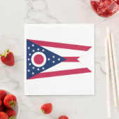 Serviette En Papier Drapeau de l'Ohio (En situation)