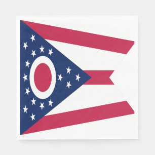 Serviette En Papier Drapeau de l'Ohio