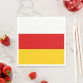 Serviette En Papier Drapeau de l'Ossétie du Sud (En situation)