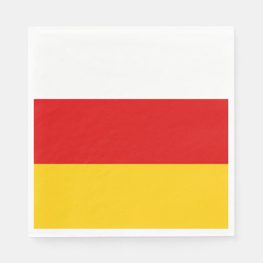 Serviette En Papier Drapeau de l'Ossétie du Sud (Devant)