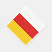Serviette En Papier Drapeau de l'Ossétie du Sud (Coin)