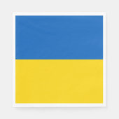 Serviette En Papier Drapeau de l'Ukraine (Devant)