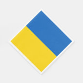 Serviette En Papier Drapeau de l'Ukraine (Coin)