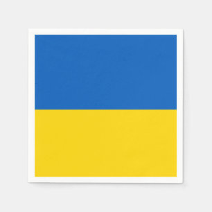 Serviette En Papier Drapeau de l'Ukraine
