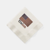 Serviette En Papier Drapeau de l'Union de guerre civile ✨ antique hist (Coin)