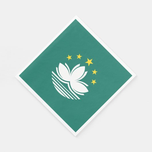 Serviette En Papier Drapeau de Macao (Coin)