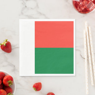 Serviette En Papier Drapeau de Madagascar