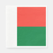 Serviette En Papier Drapeau de Madagascar (Devant)