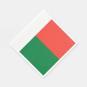 Serviette En Papier Drapeau de Madagascar (Coin)